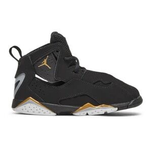 Jordan True Flight TD 'Black Metallic Gold' 2019 Size 8C 343797 070